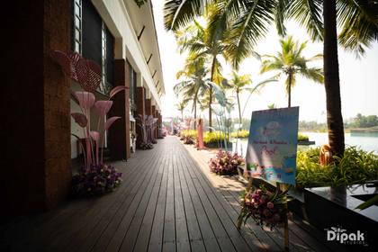 Signage — Pool Party decor — Alila Diwa Goa